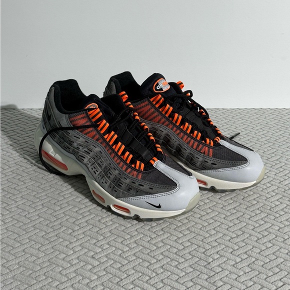 New without box Nike Air Max 95 x Kim Jones Total Orange Shoes Mens Size 9